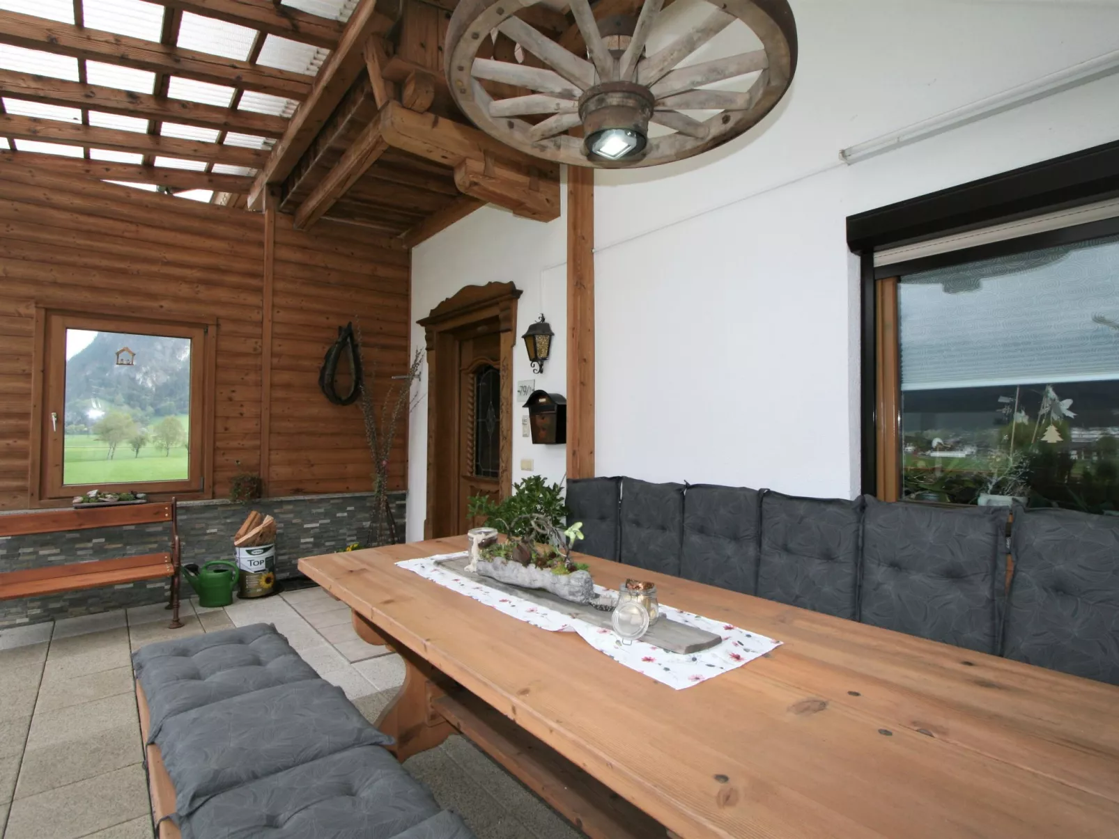 Brettfall Blick-Outside