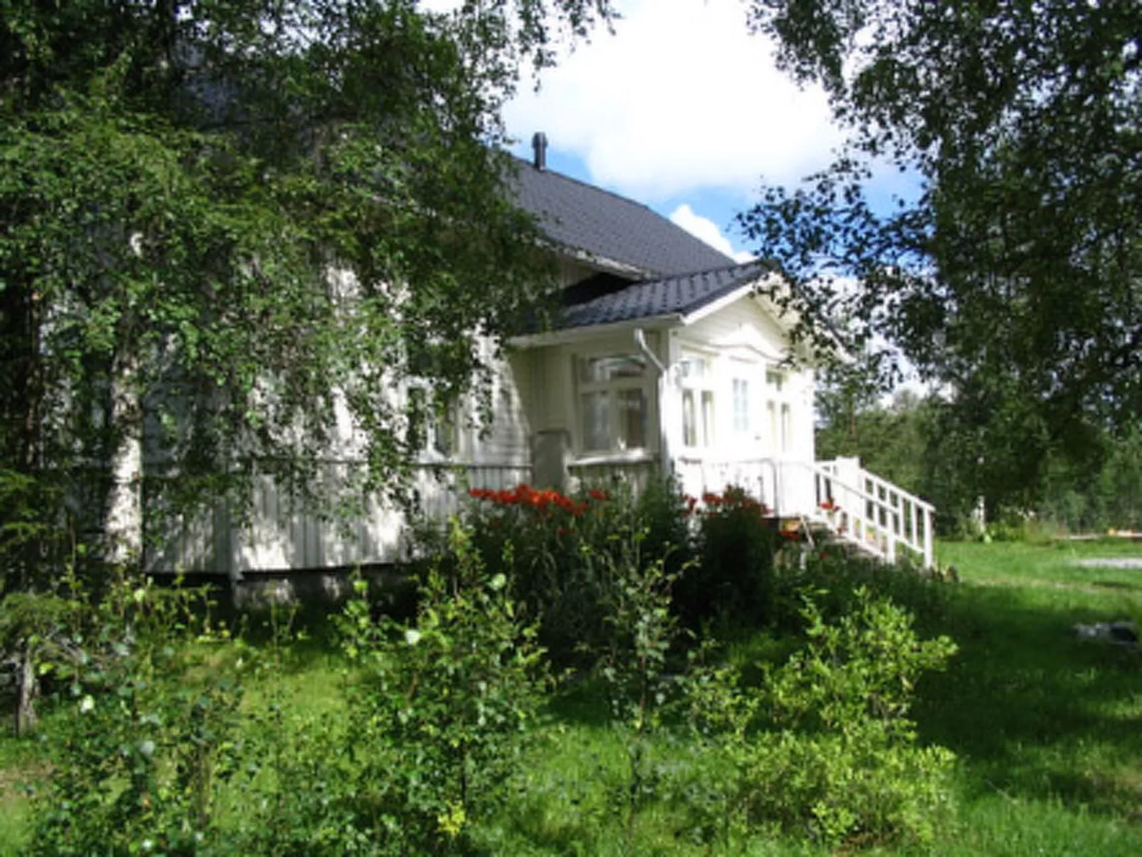 outside