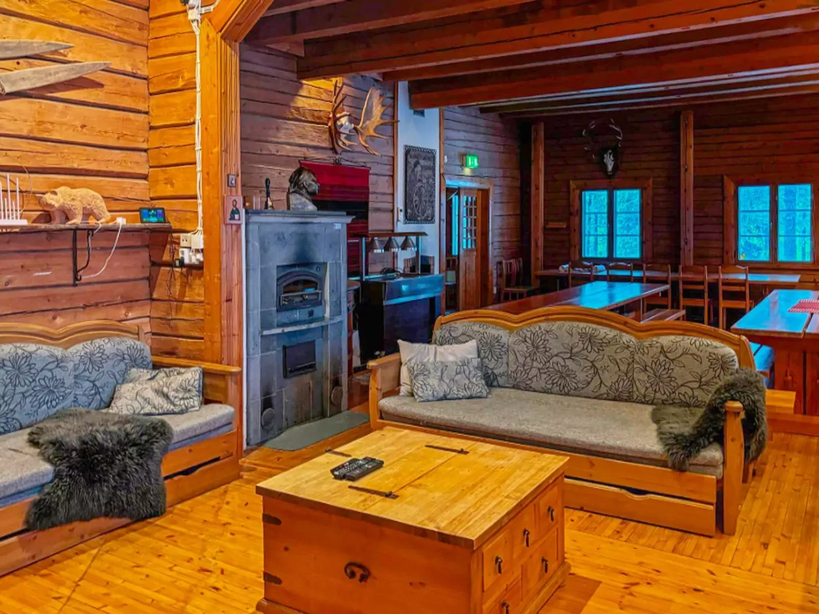 Domnan pirtti-Drinnen