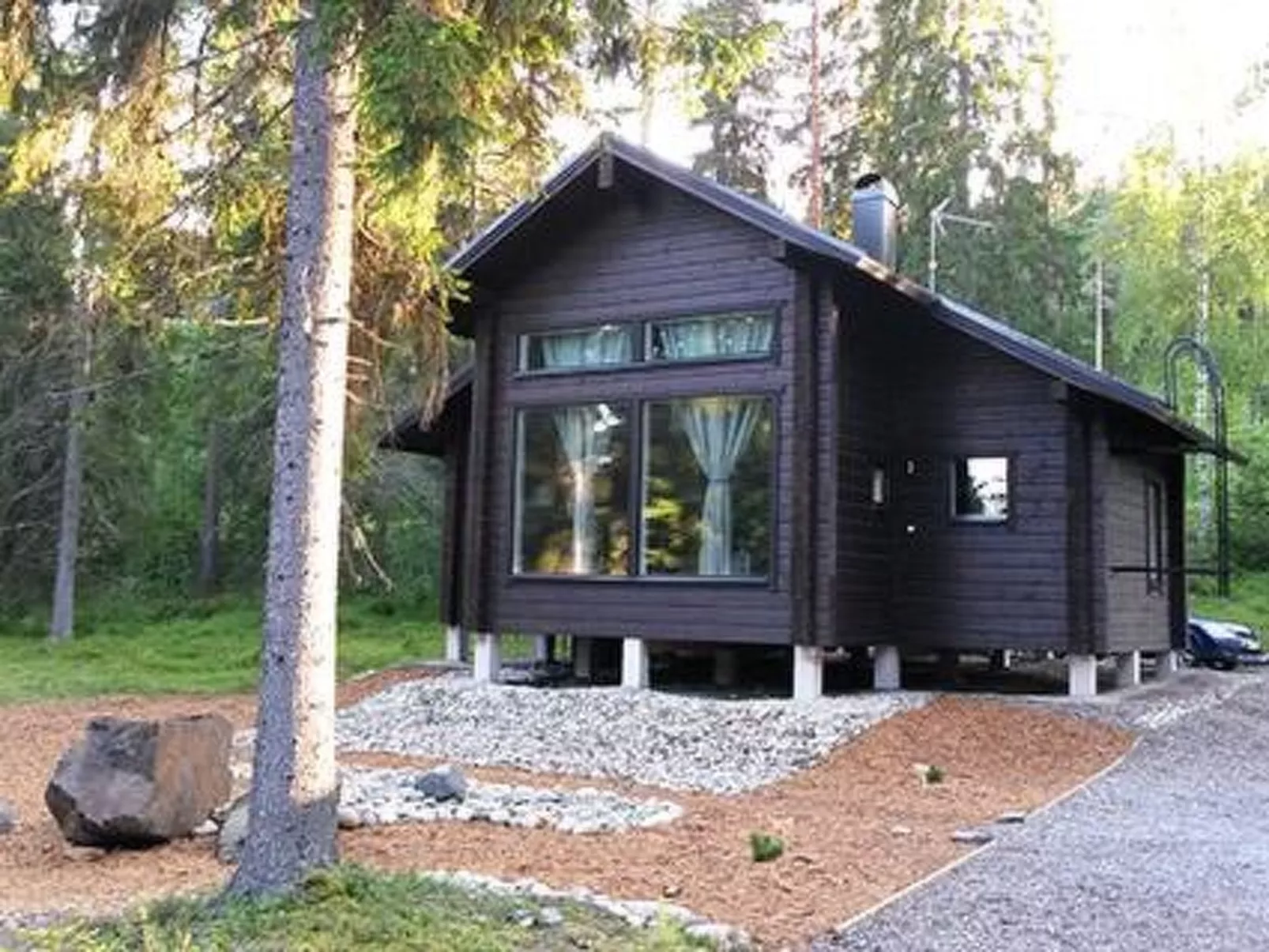 outside