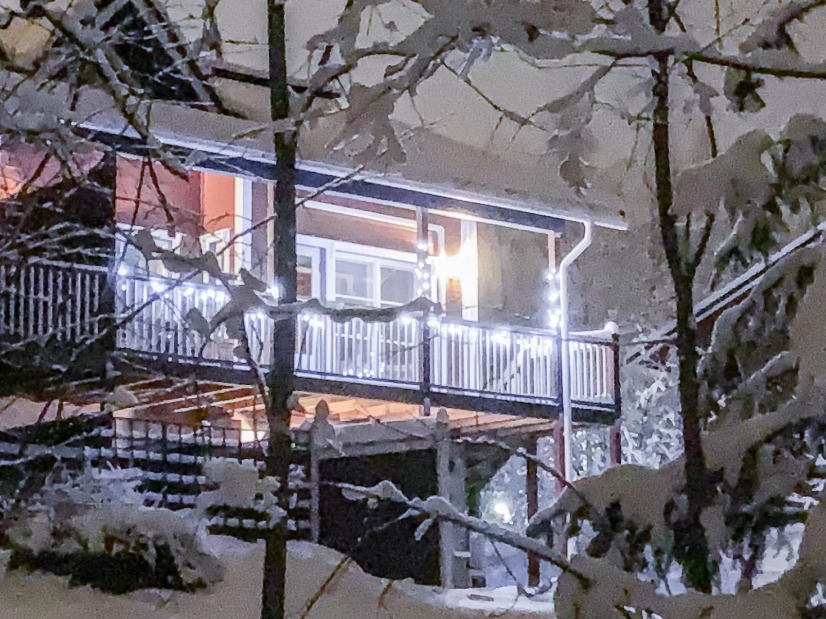 outside