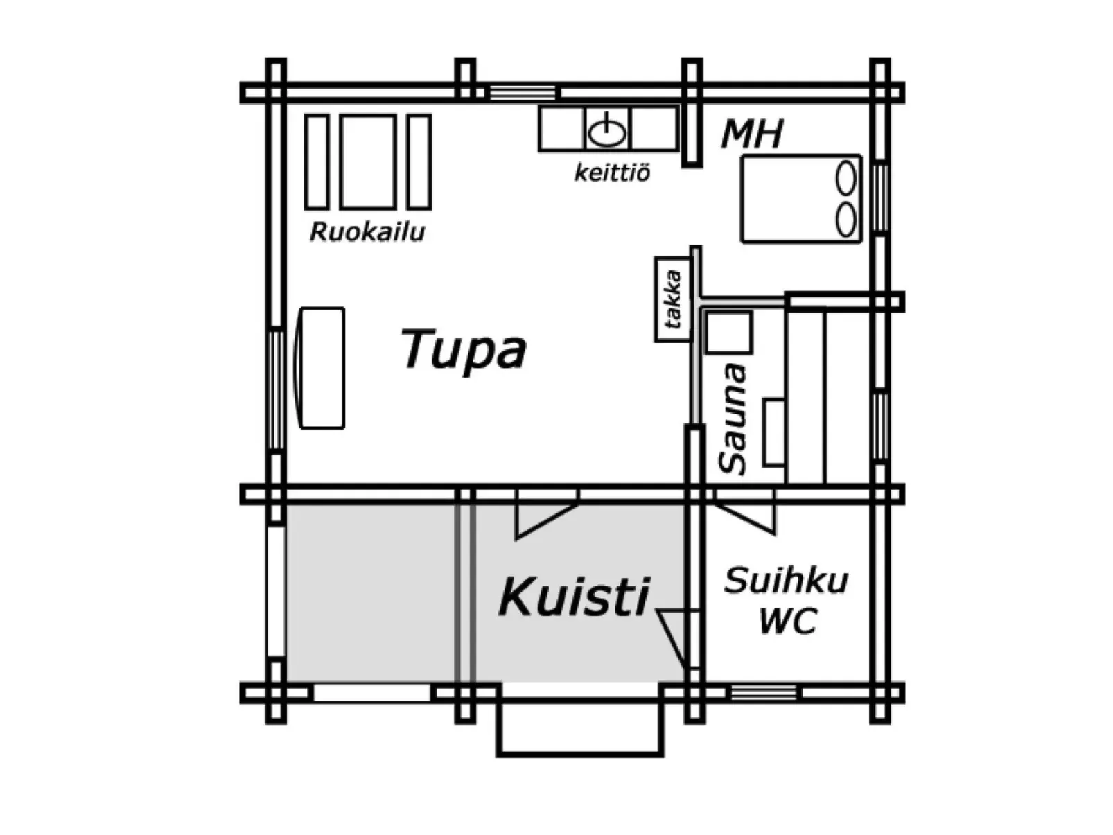 Turulan hiekka-Inside