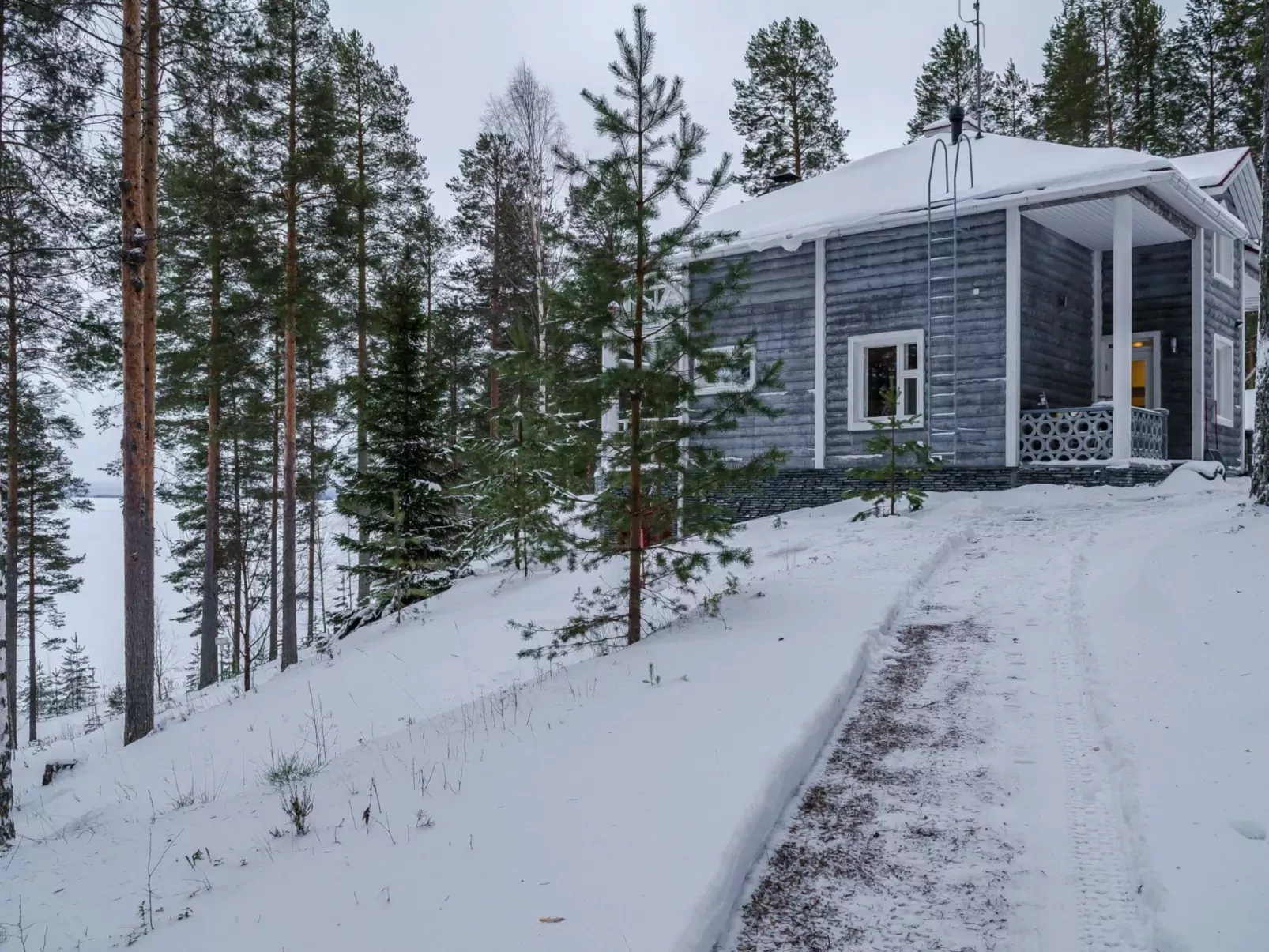 Huvila lomaonni (villa concrete kelo)-Outside