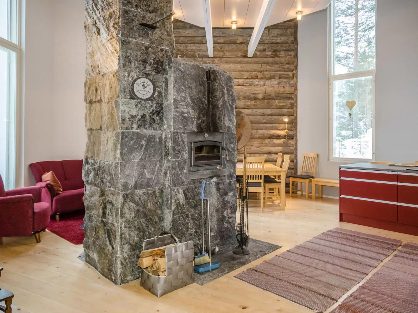 Huvila lomaonni (villa concrete kelo)-Inside