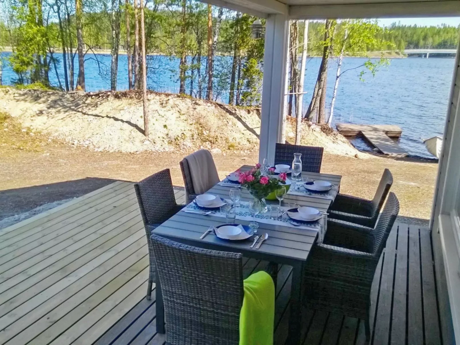 Hot pool cottage laurinranta-Outside
