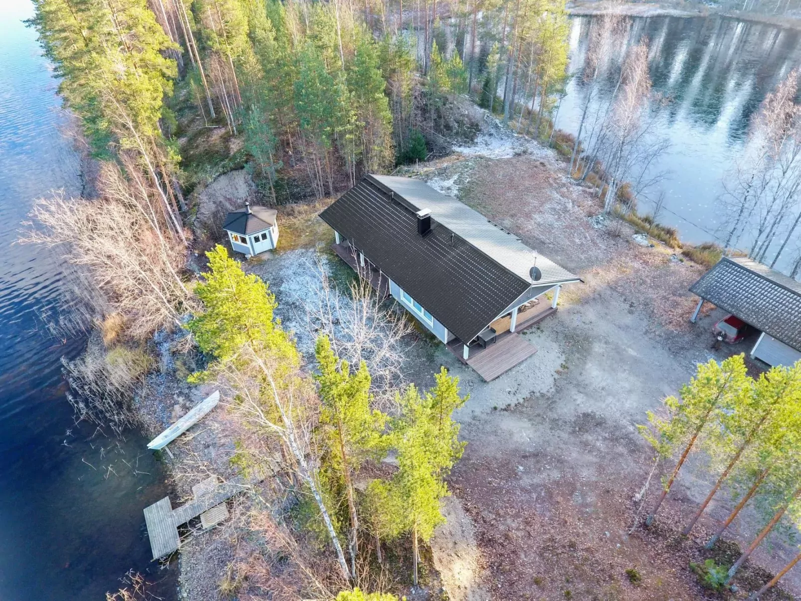 Hot pool cottage laurinranta-Outside