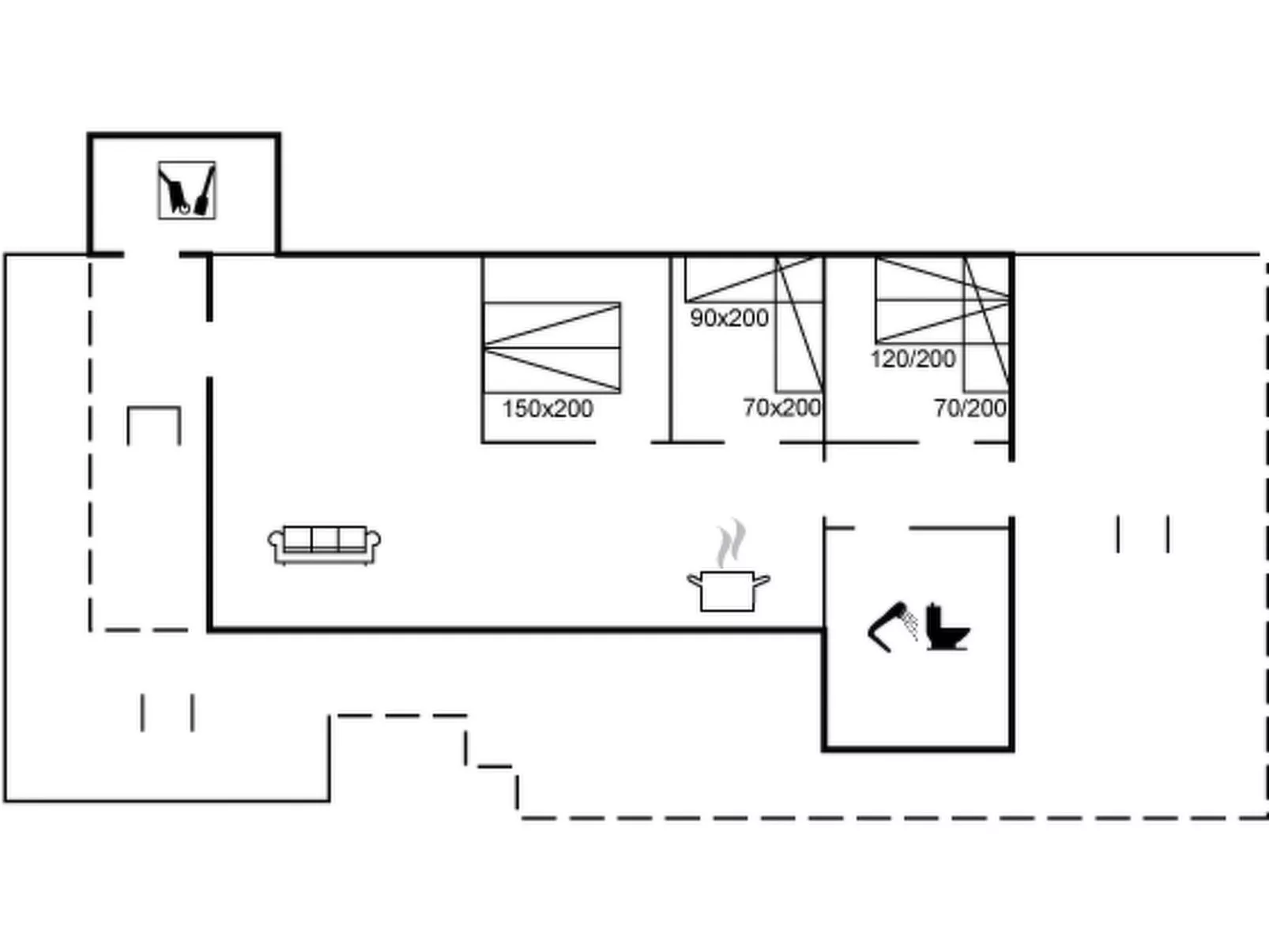 "Hælf" - 400m from the sea-Inside