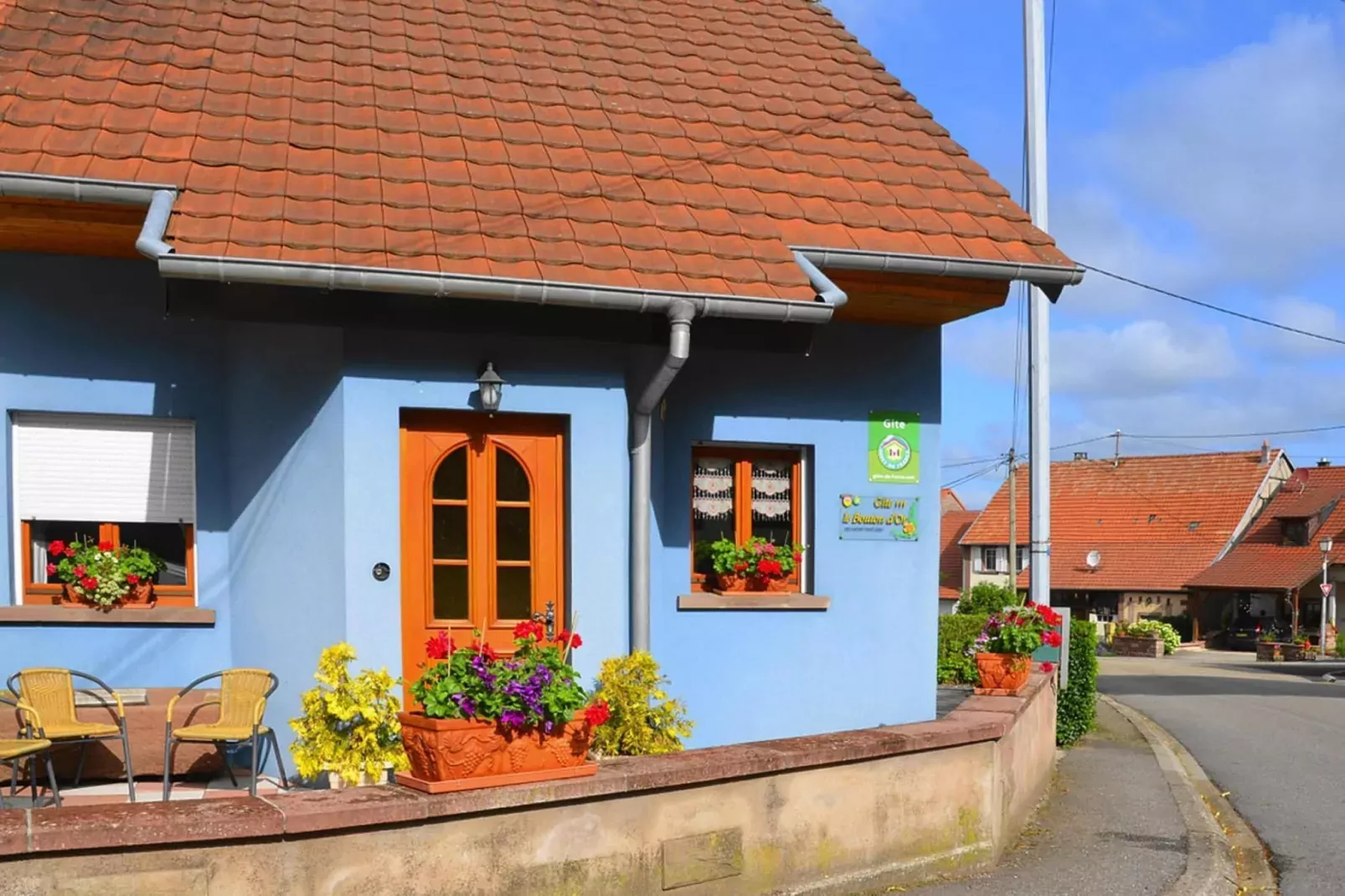 Semi-detached house Hinsbourg-Exterior summer