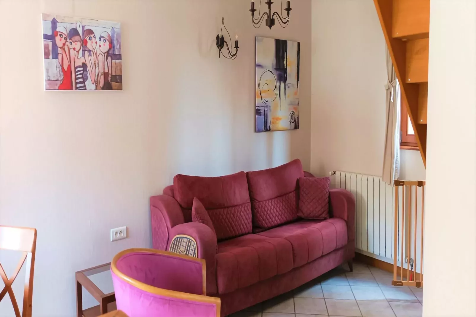 Semi-detached house Hinsbourg-Living room