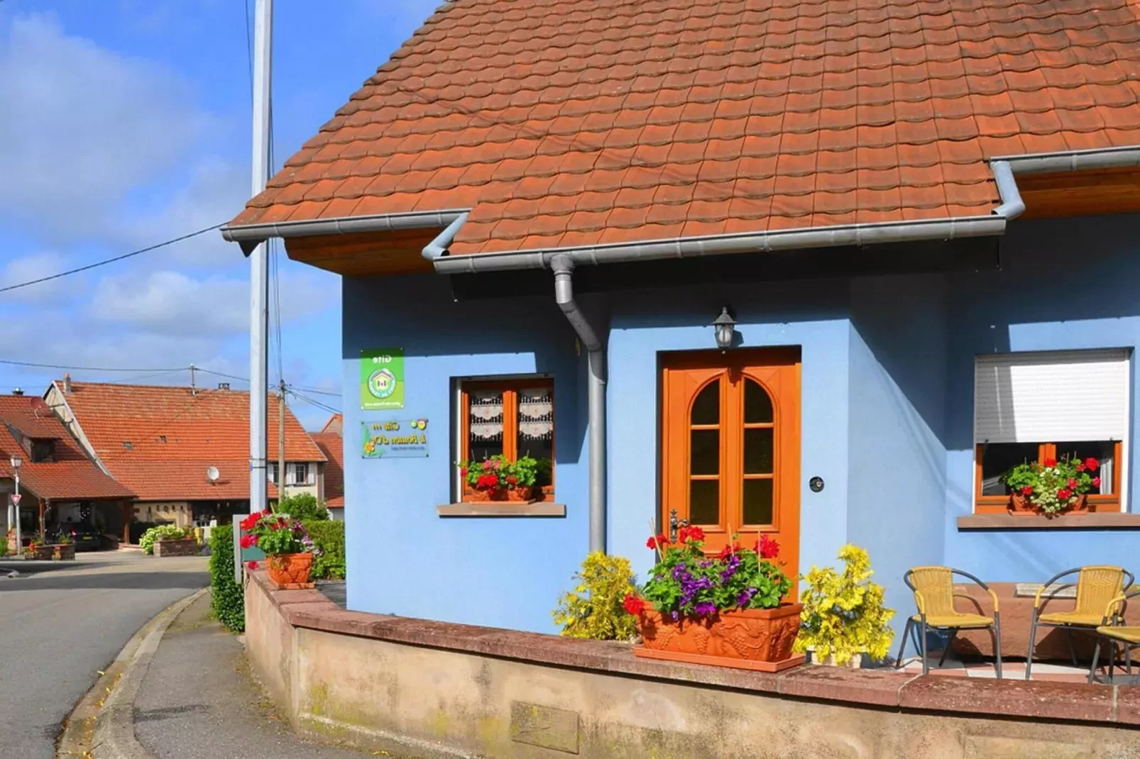 Semi-detached house Hinsbourg-Exterior summer