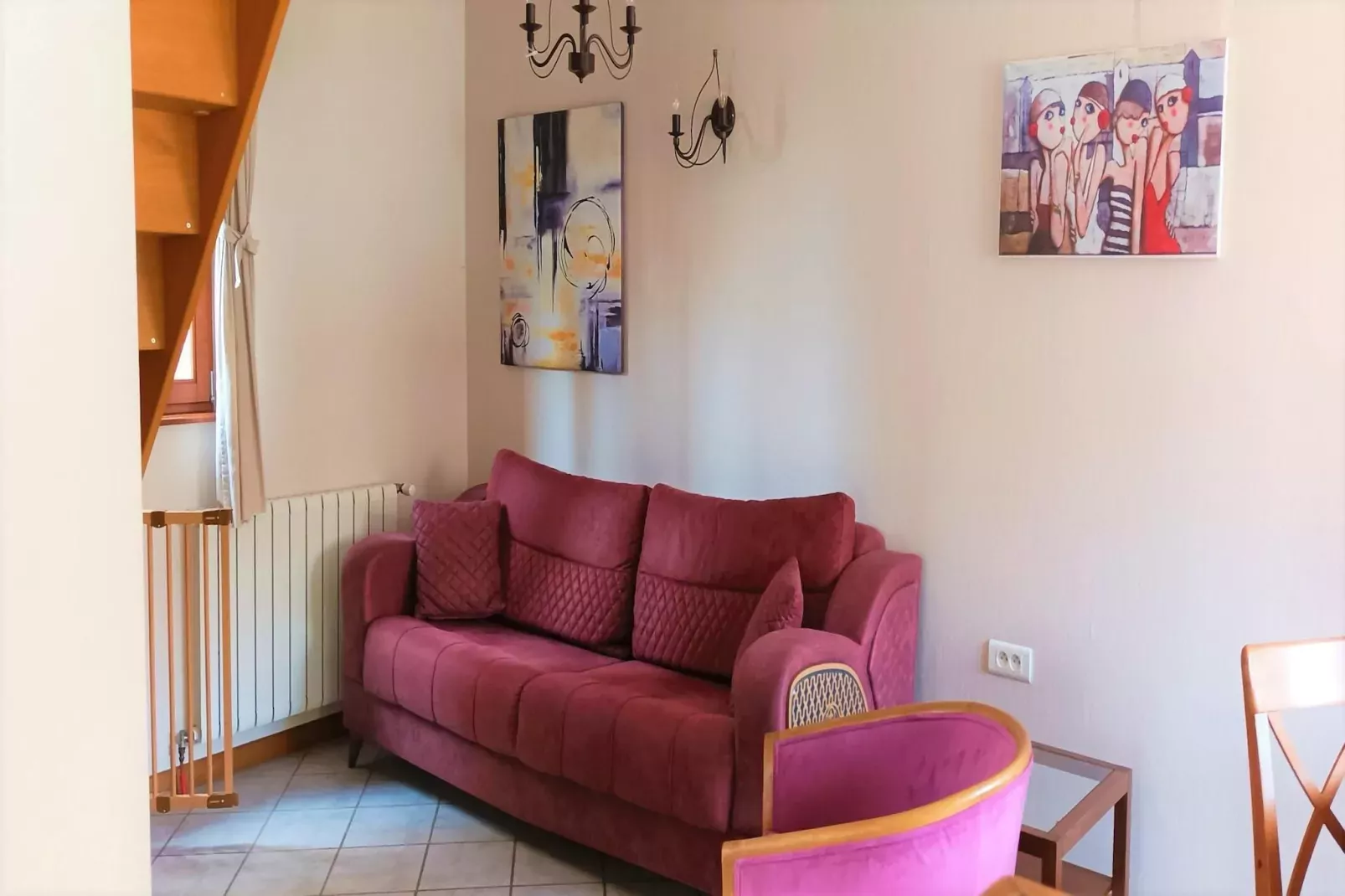 Semi-detached house Hinsbourg-Living room