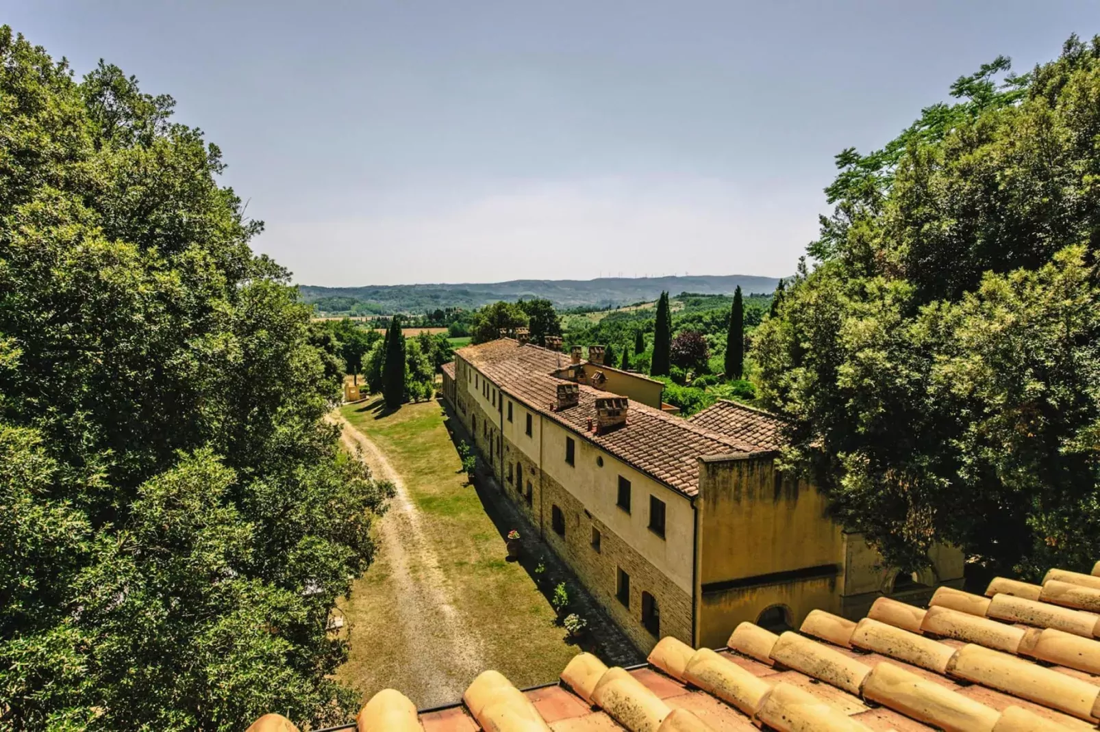 Agri-tourism Tenuta Quarrata, Santo Pietro Belvedere-trilo superior-View summer