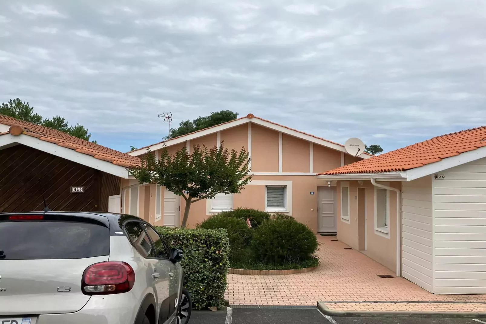 Terraced house Moliets-Exterior summer