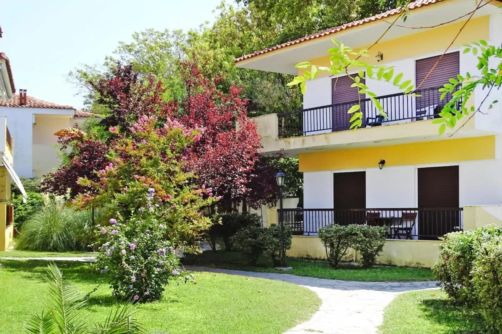 Apartments Ioli, Fourka-2 bedroom-Außenbereich Sommer