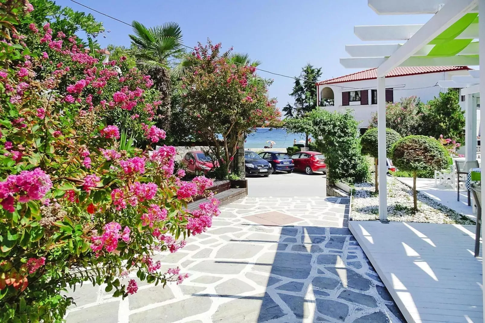 Apartments Ioli, Fourka-2 bedroom-Gärten Sommer
