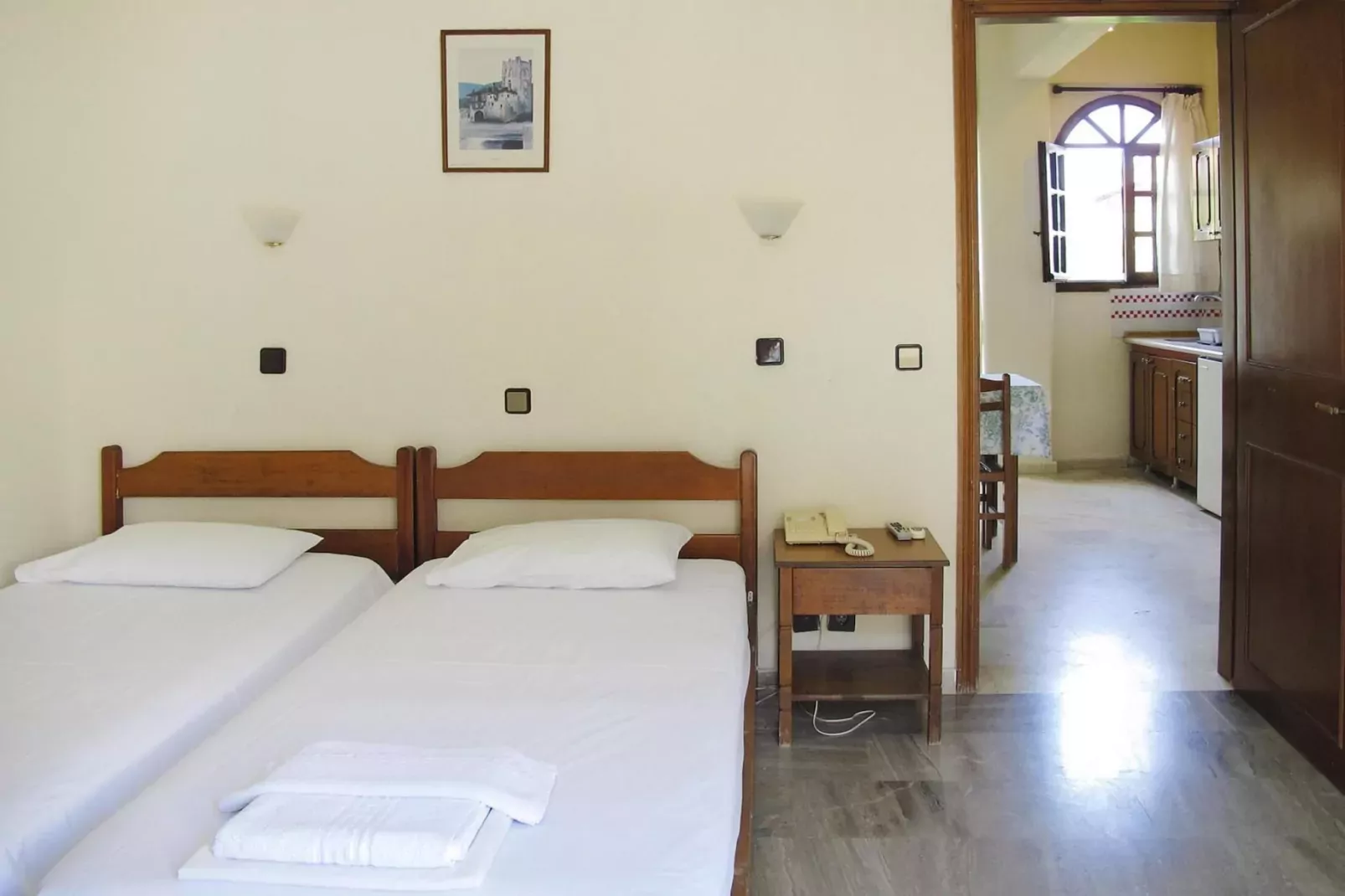 Holiday resort Ioli Village, Pefkochori-1 bedroom 3 pax-Chambre