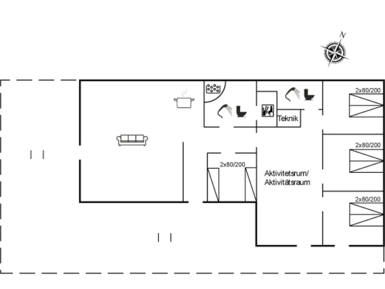 "Lav" - 3.8km from the sea-Inside