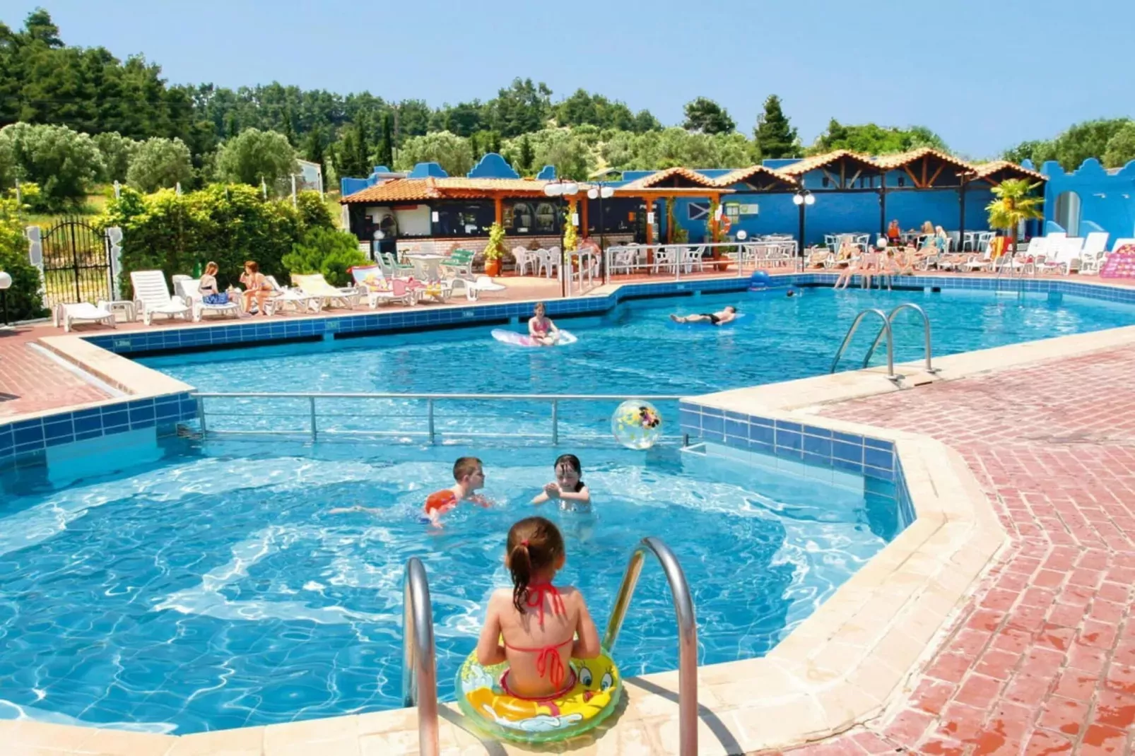 Holiday resort Ioli Village, Pefkochori-1 bedroom 4 pax-Piscine
