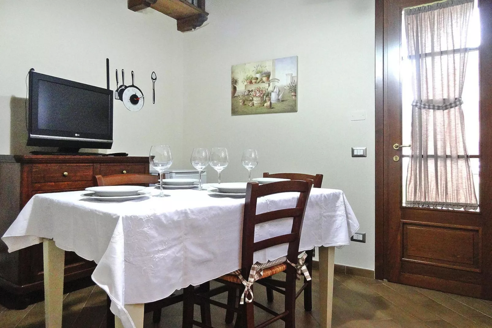 Agri-tourism Giugnano Poggio del Sole, Lamporecchio-Studio, Typ B, ca. 60 qm-Dining room