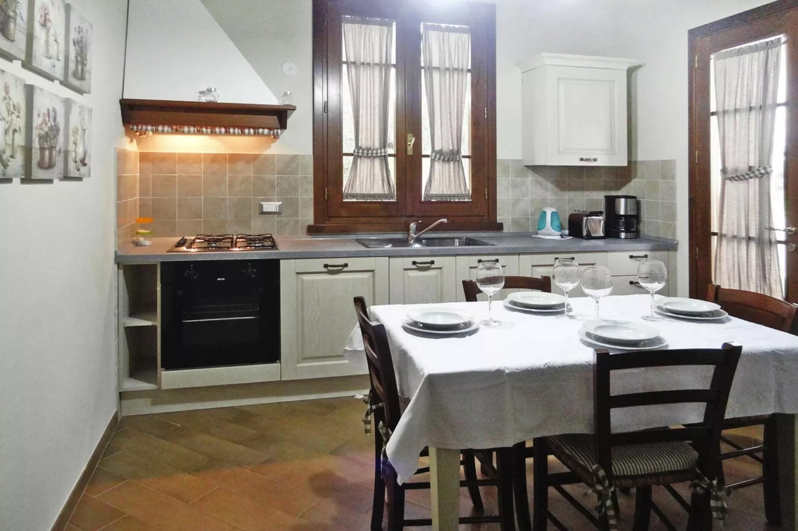 Agri-tourism Giugnano Poggio del Sole, Lamporecchio-Studio, Typ B, ca. 60 qm-Dining room