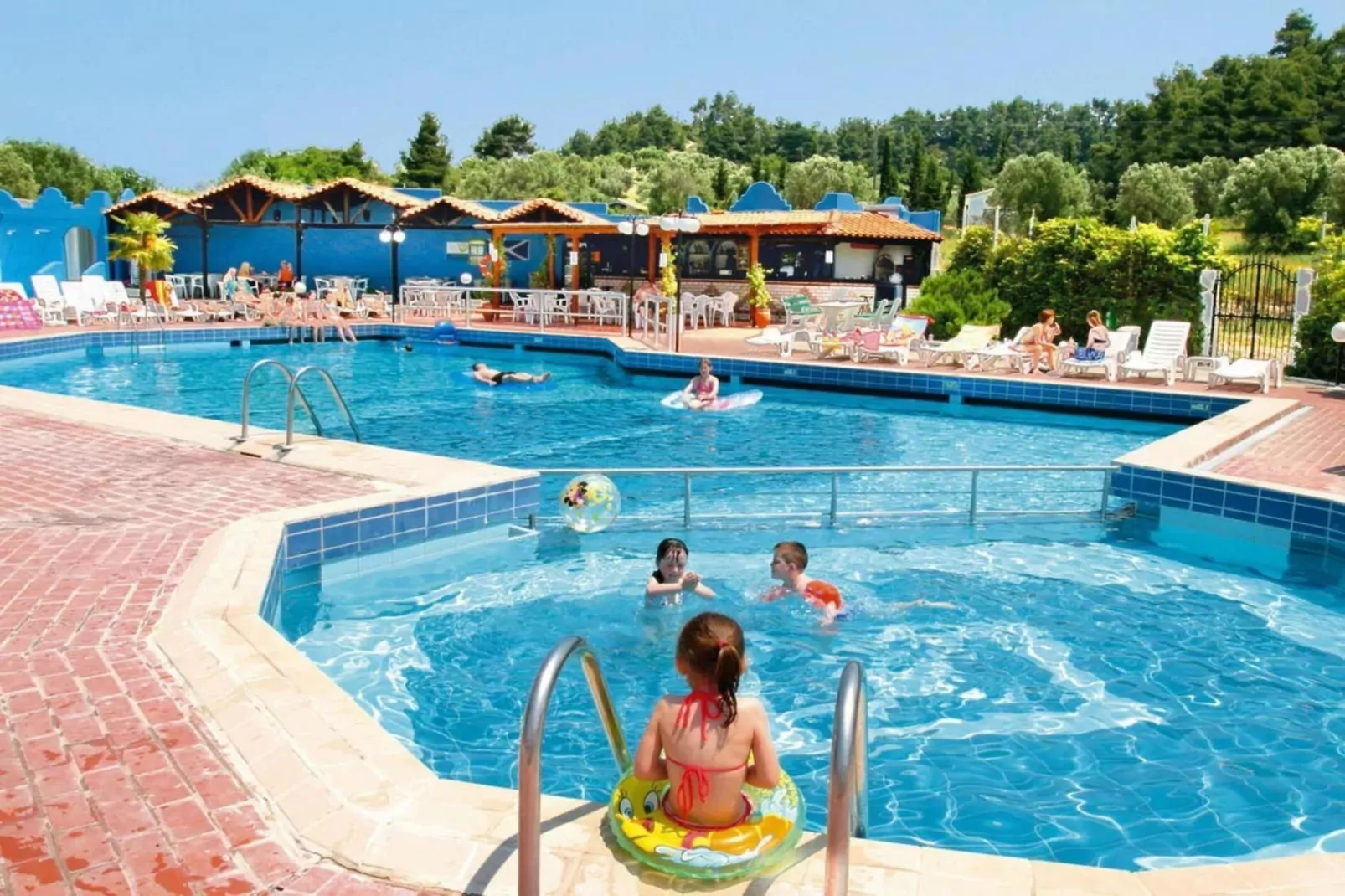Holiday resort Ioli Village, Pefkochori-1 bedroom 4 pax-Piscine