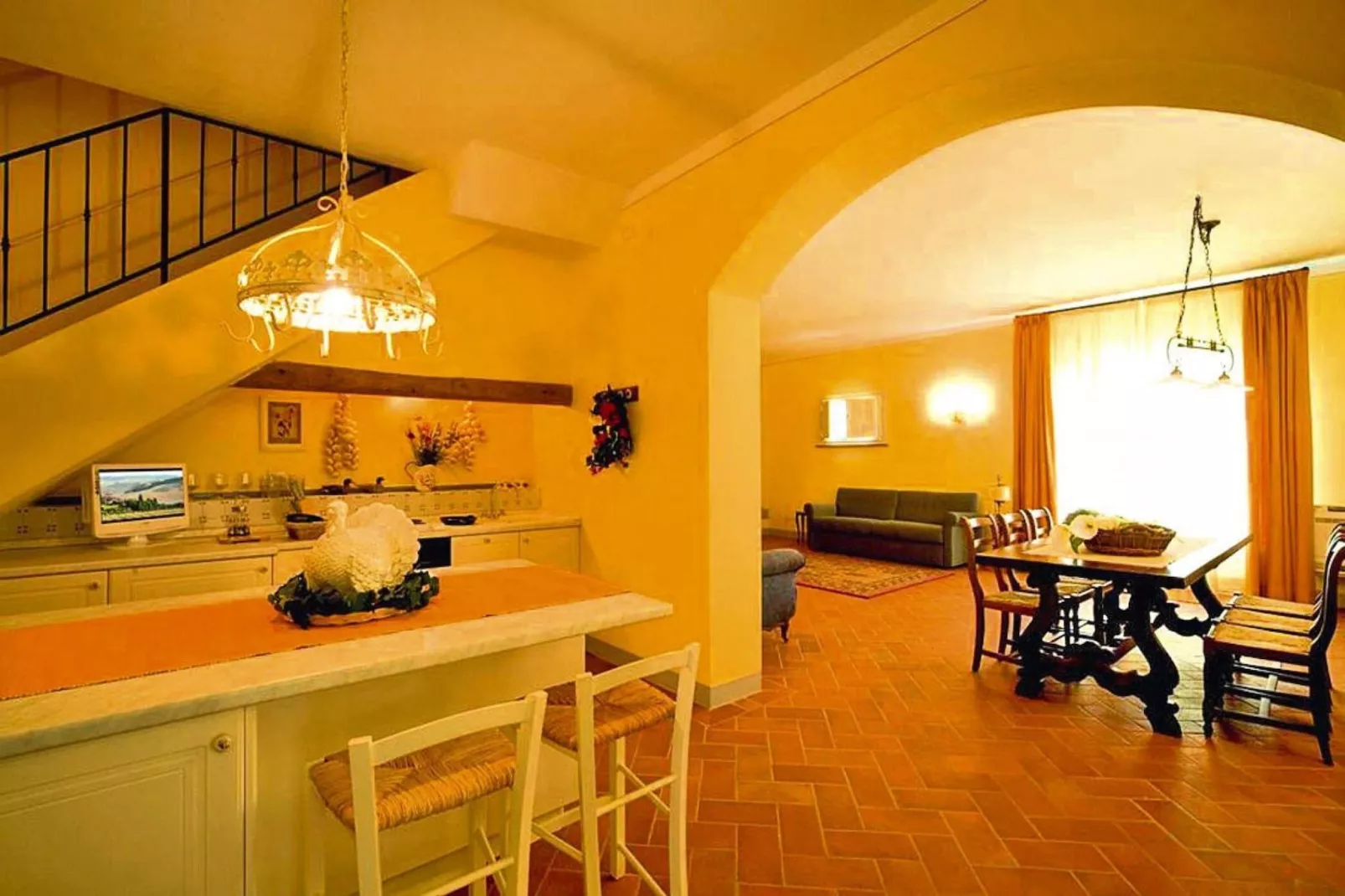 Ferienanlage Borgo della Meliana Gambassi Terme Typ Trilo Superior-Living room