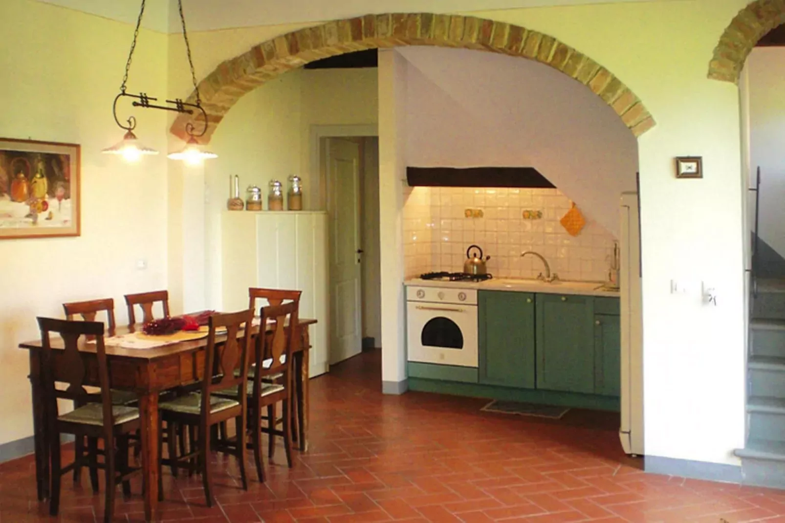 Ferienanlage Borgo della Meliana Gambassi Terme Typ House-Salle à manger