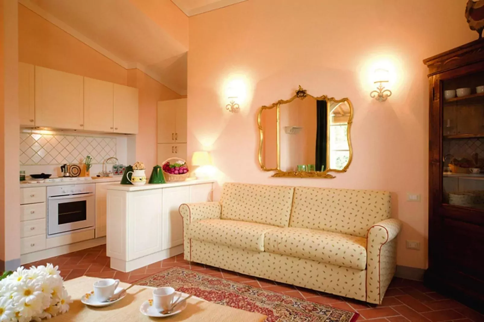 Ferienanlage Borgo della Meliana Gambassi Terme Typ Cottage Pool-Salon