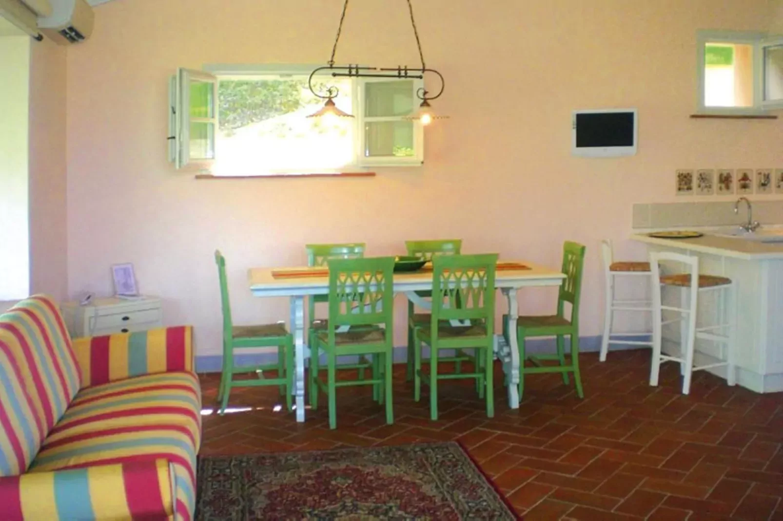 Ferienanlage Borgo della Meliana Gambassi Terme Typ Villa S Adele-Salle à manger