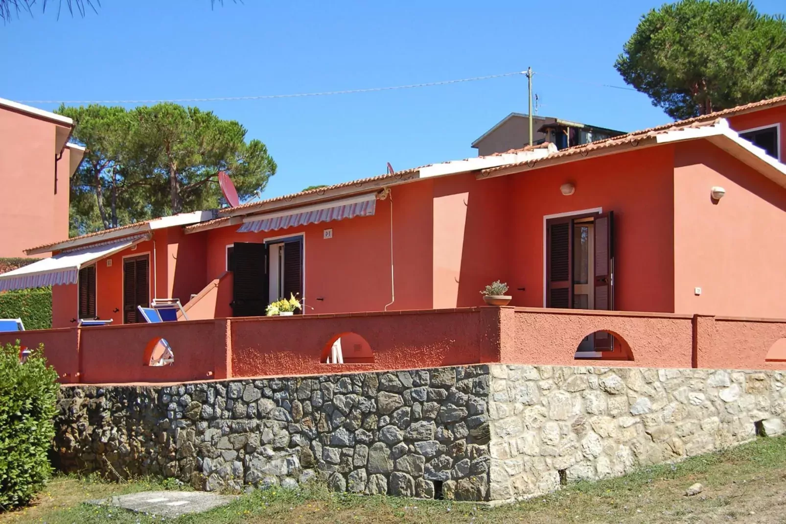 Apartments Villa Franca, Capoliveri-Trilo 4- piano terra o primo piano-Extérieur été