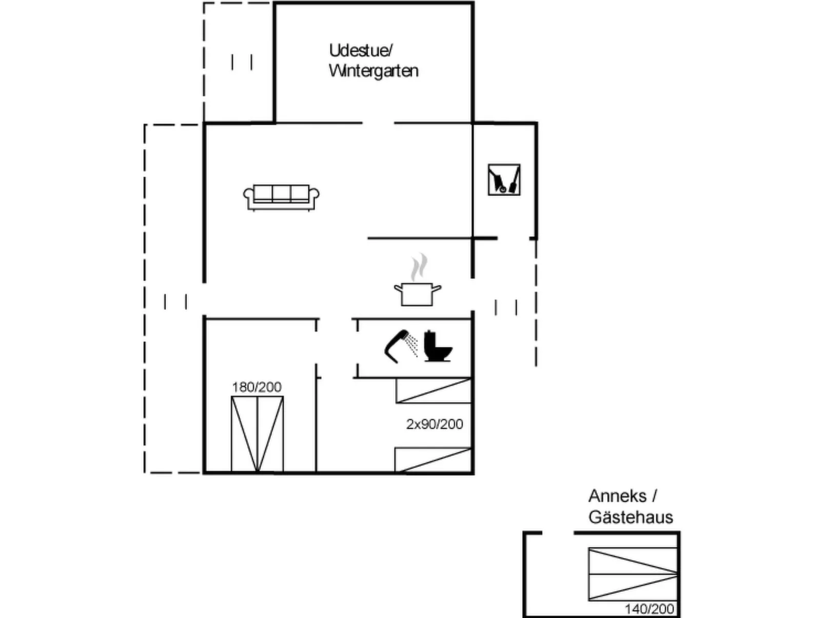 "Hamund" - 700m from the sea-Inside