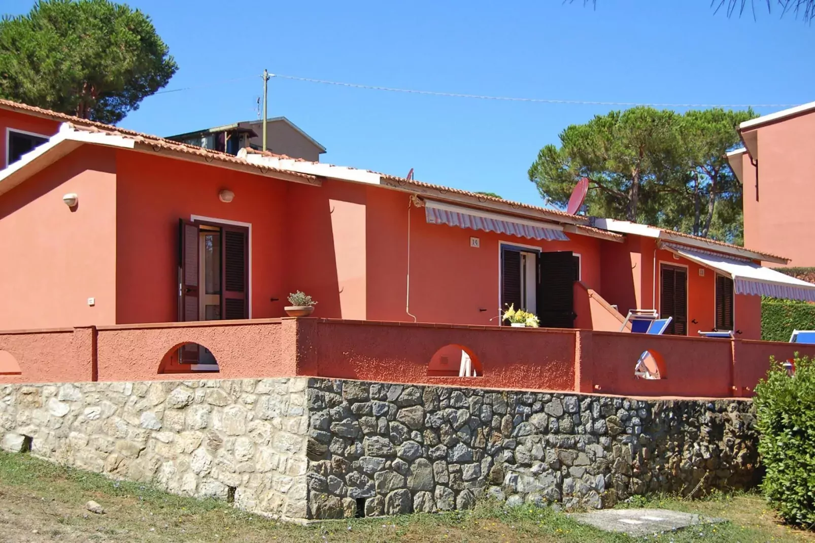 Apartments Villa Franca, Capoliveri-Trilo 4- piano terra o primo piano-Extérieur été
