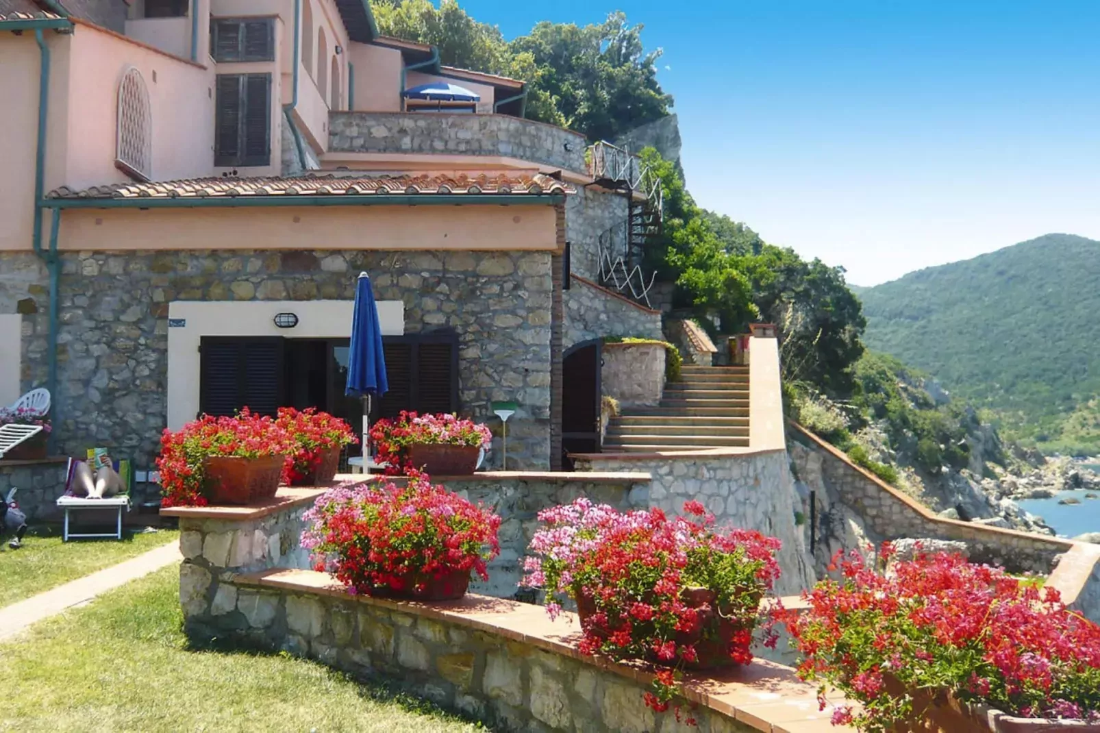 Ferienresidence La Cota Quinta Rio nell'Elba Typ Bilo Super 4 - vistamare-Exterior summer