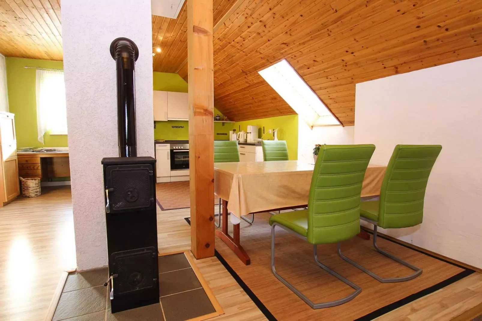 Ferienwohnung Dreiländerblick Görlitz-Salle à manger