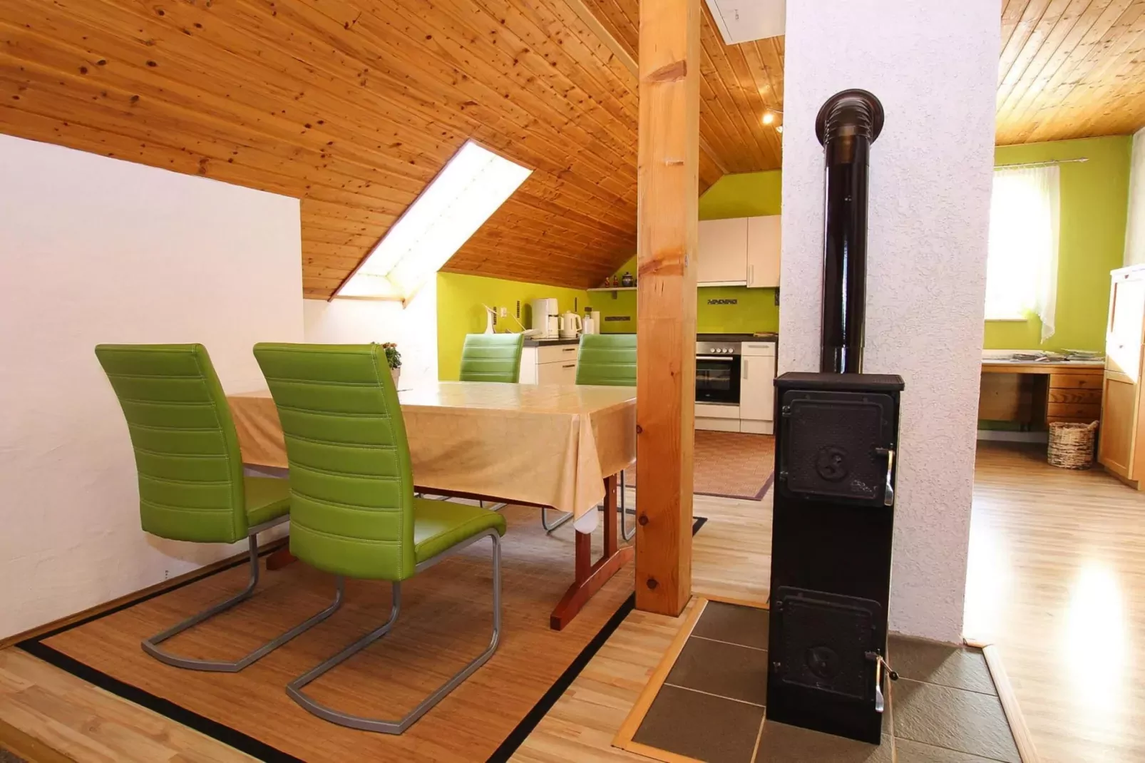 Ferienwohnung Dreiländerblick Görlitz-Salle à manger