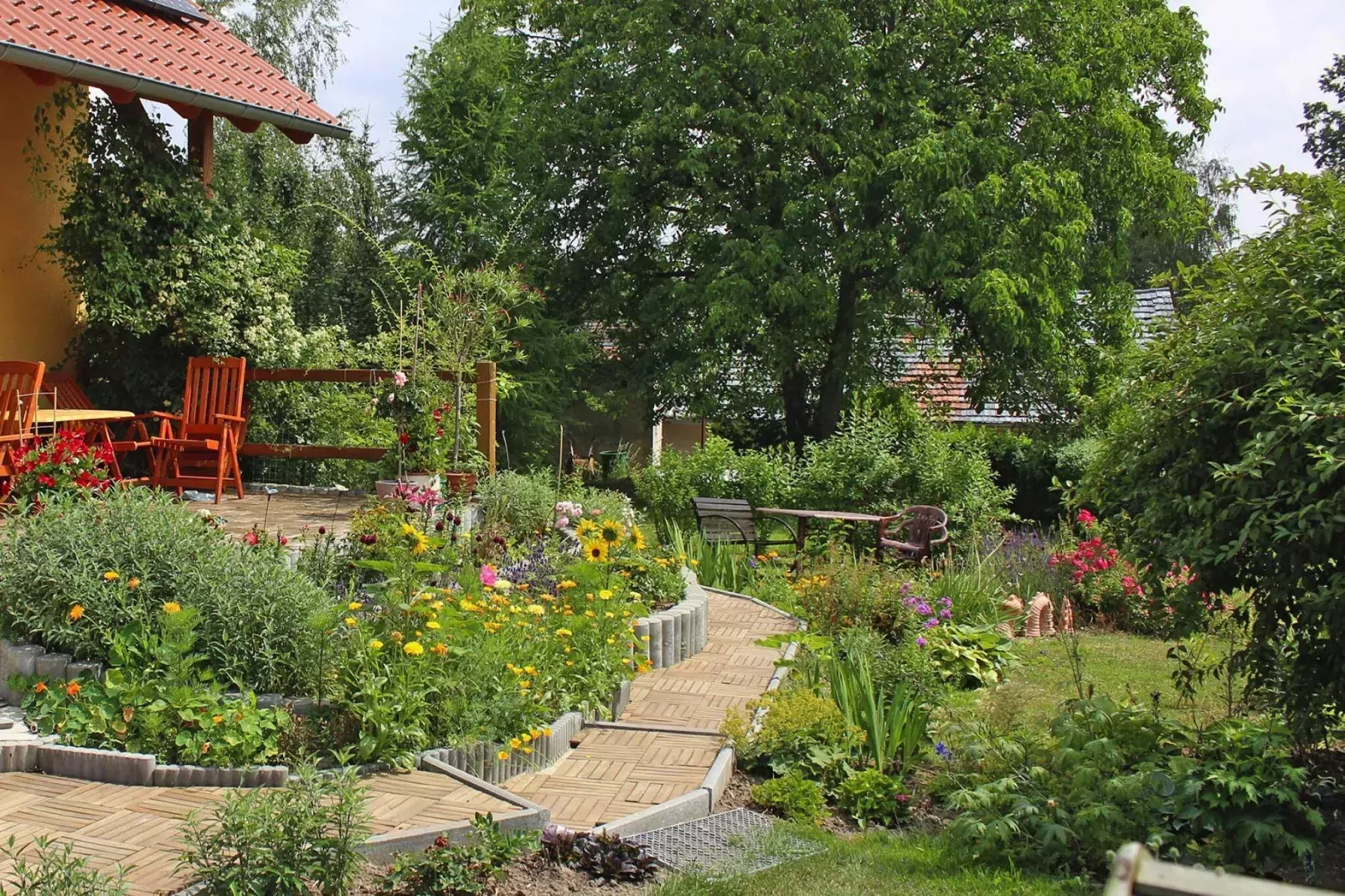 Ferienwohnung Dreiländerblick Görlitz-Jardin d'été