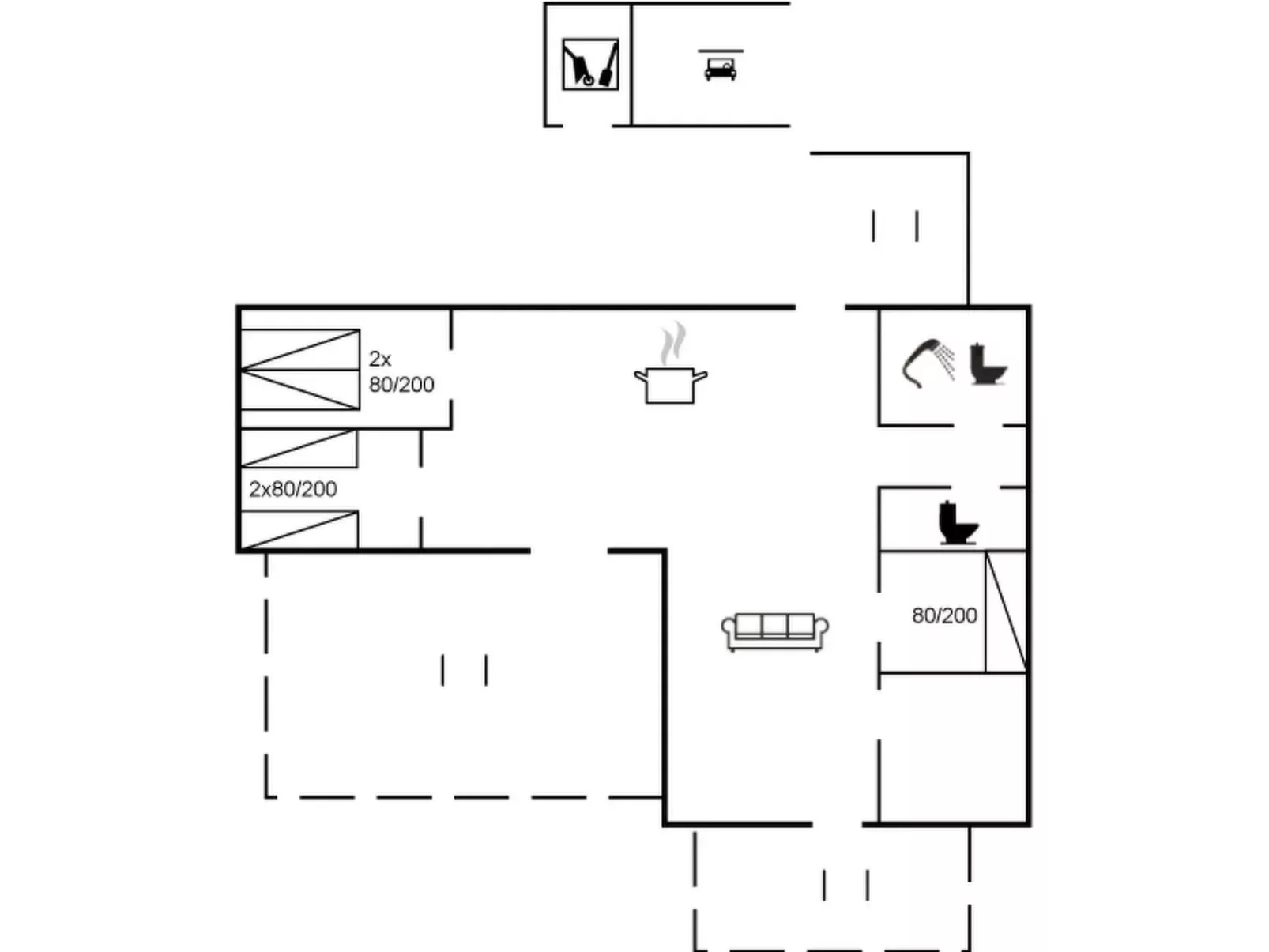 "Majken" - 300m from the sea-Inside