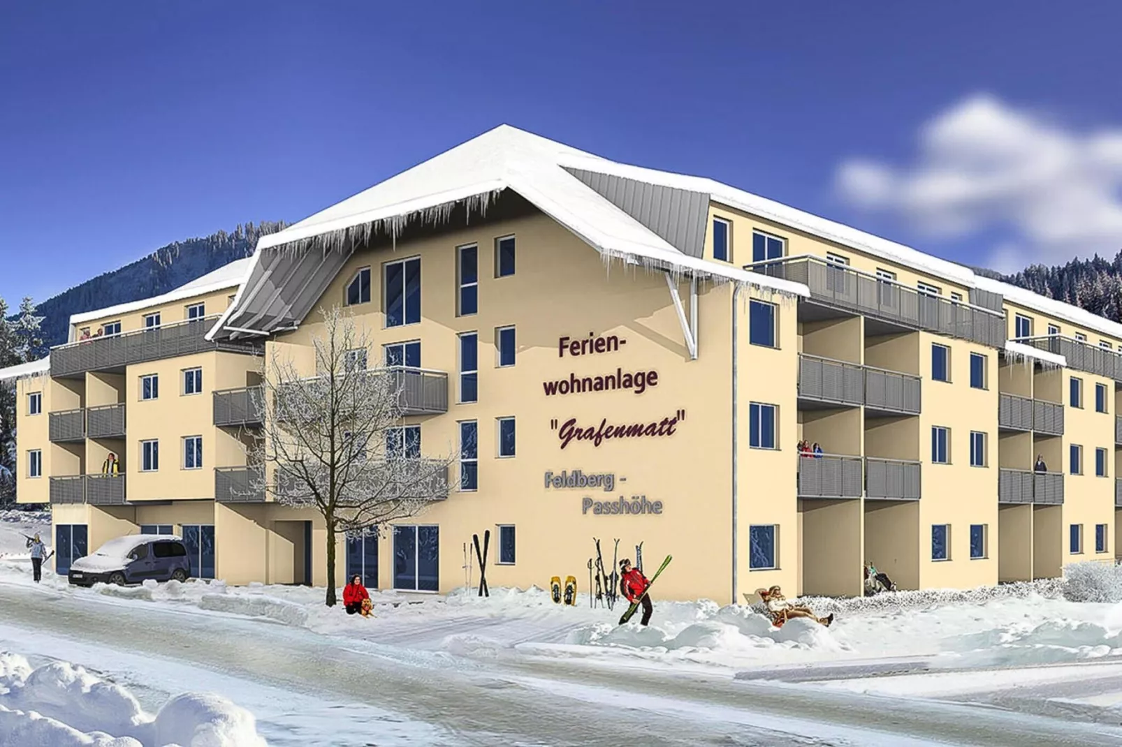 Residenz Grafenmatt Typ C-Exterior winter
