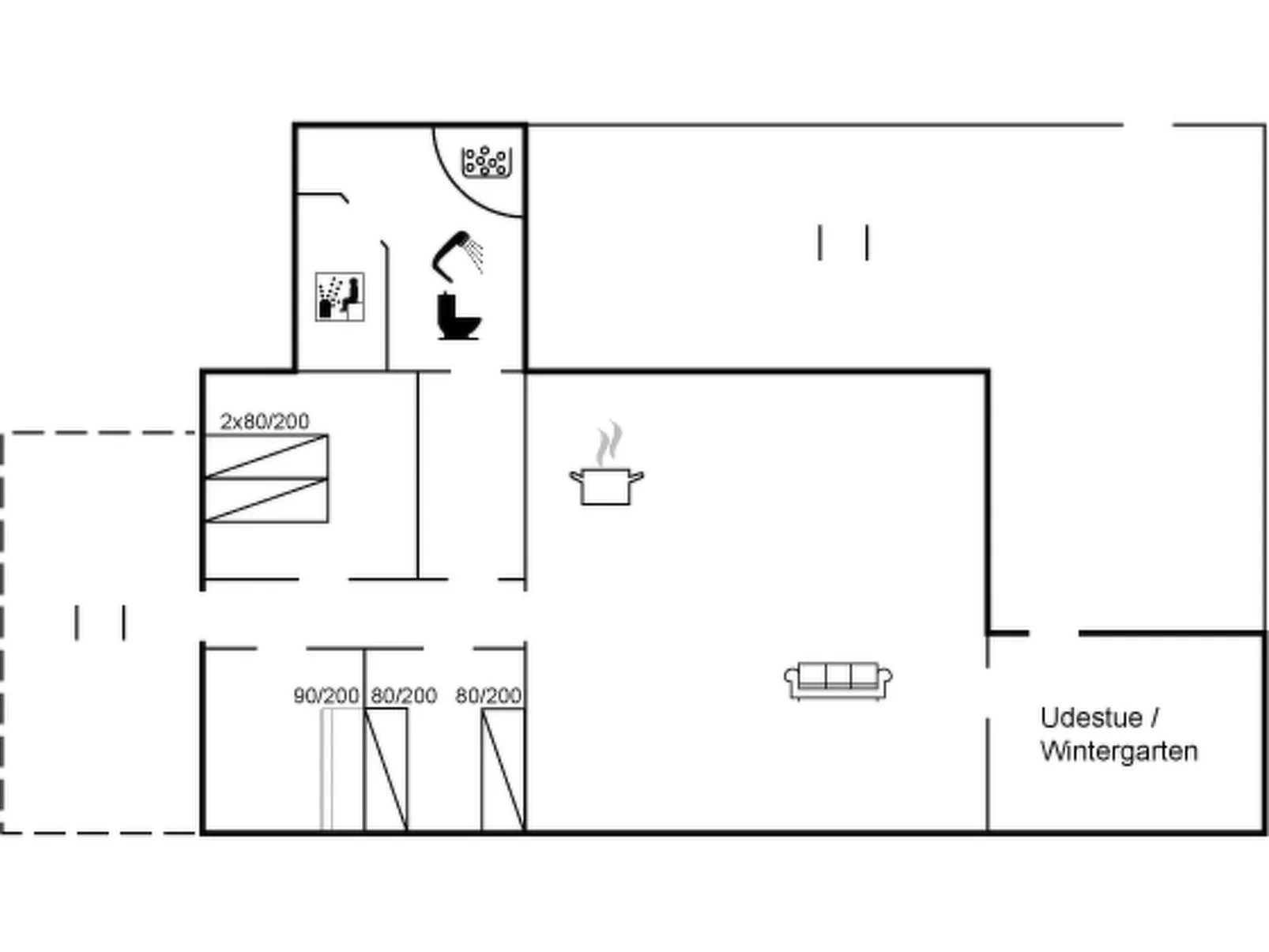 "Solvejk" - 800m from the sea-Inside