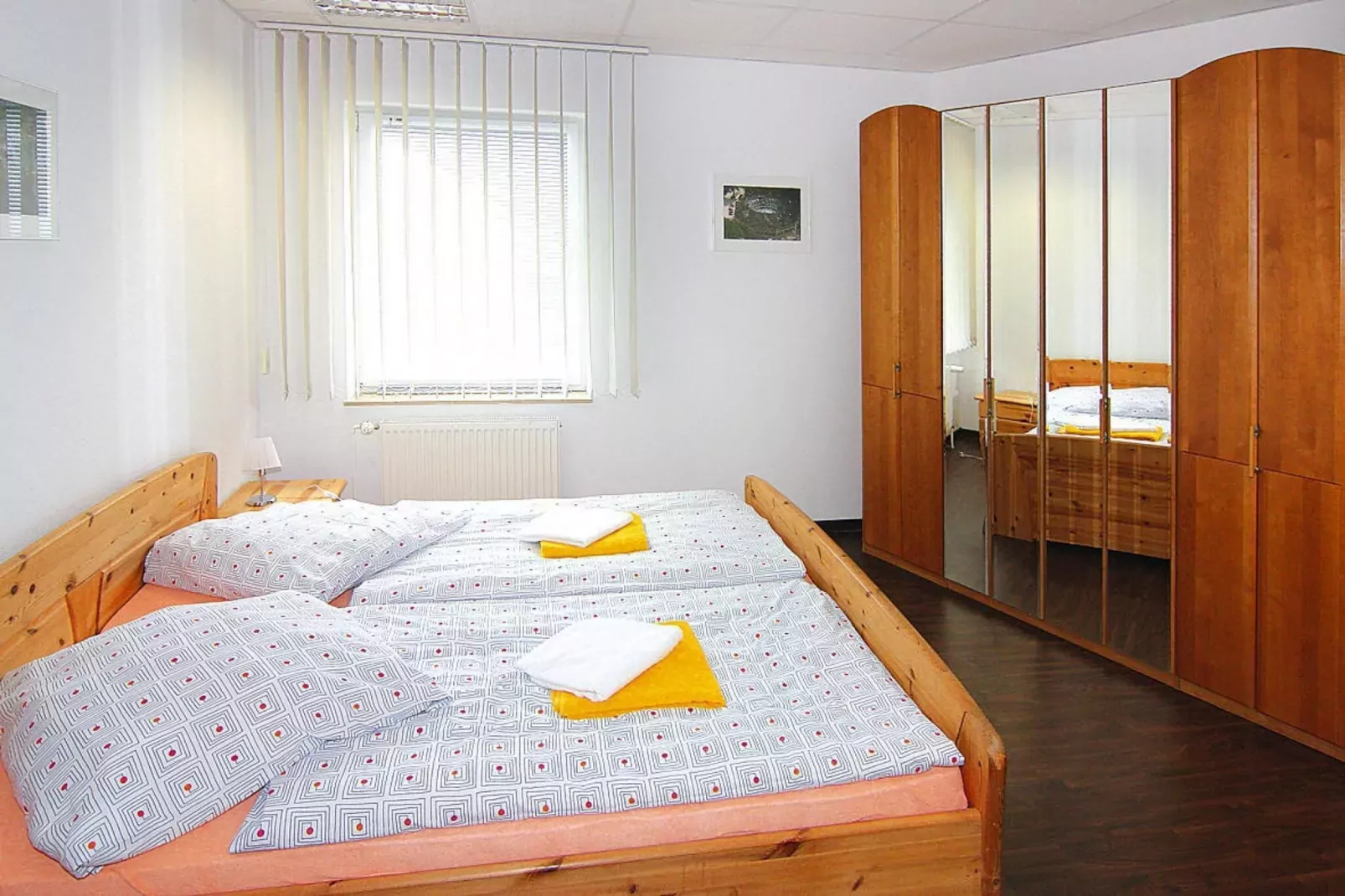 Residence Park am Schweriner See / 2-Raum-App im 2 Stock 60 qm-Bedroom