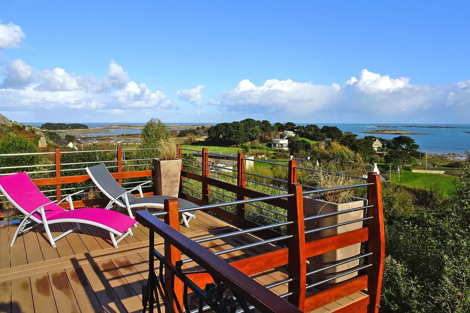Holiday home Trébeurden-Terrace balcony