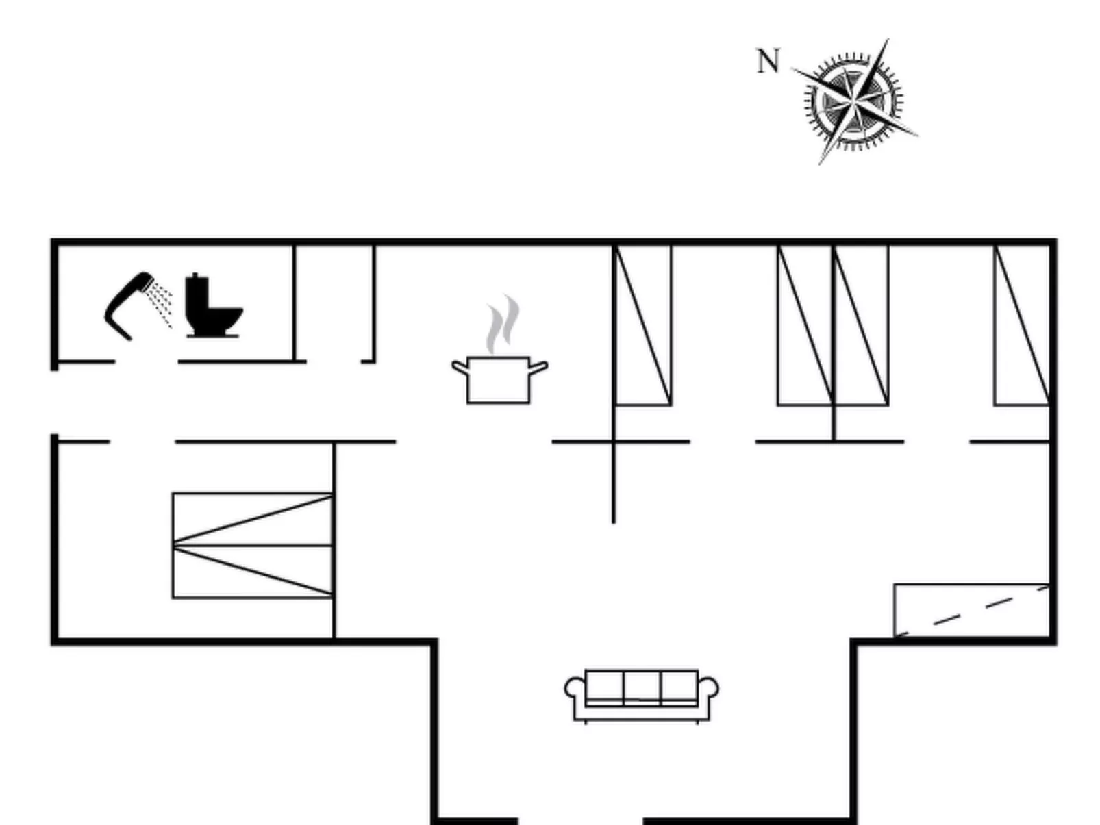 "Sida" - 600m from the sea-Inside