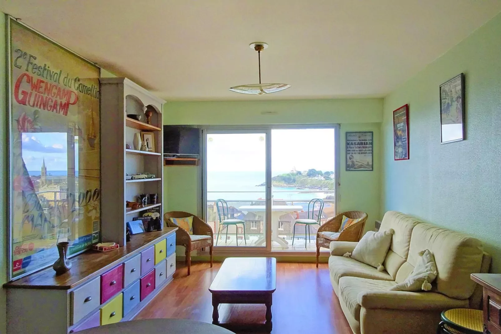 Holiday flat St Quay-Portrieux-Wohnzimmer