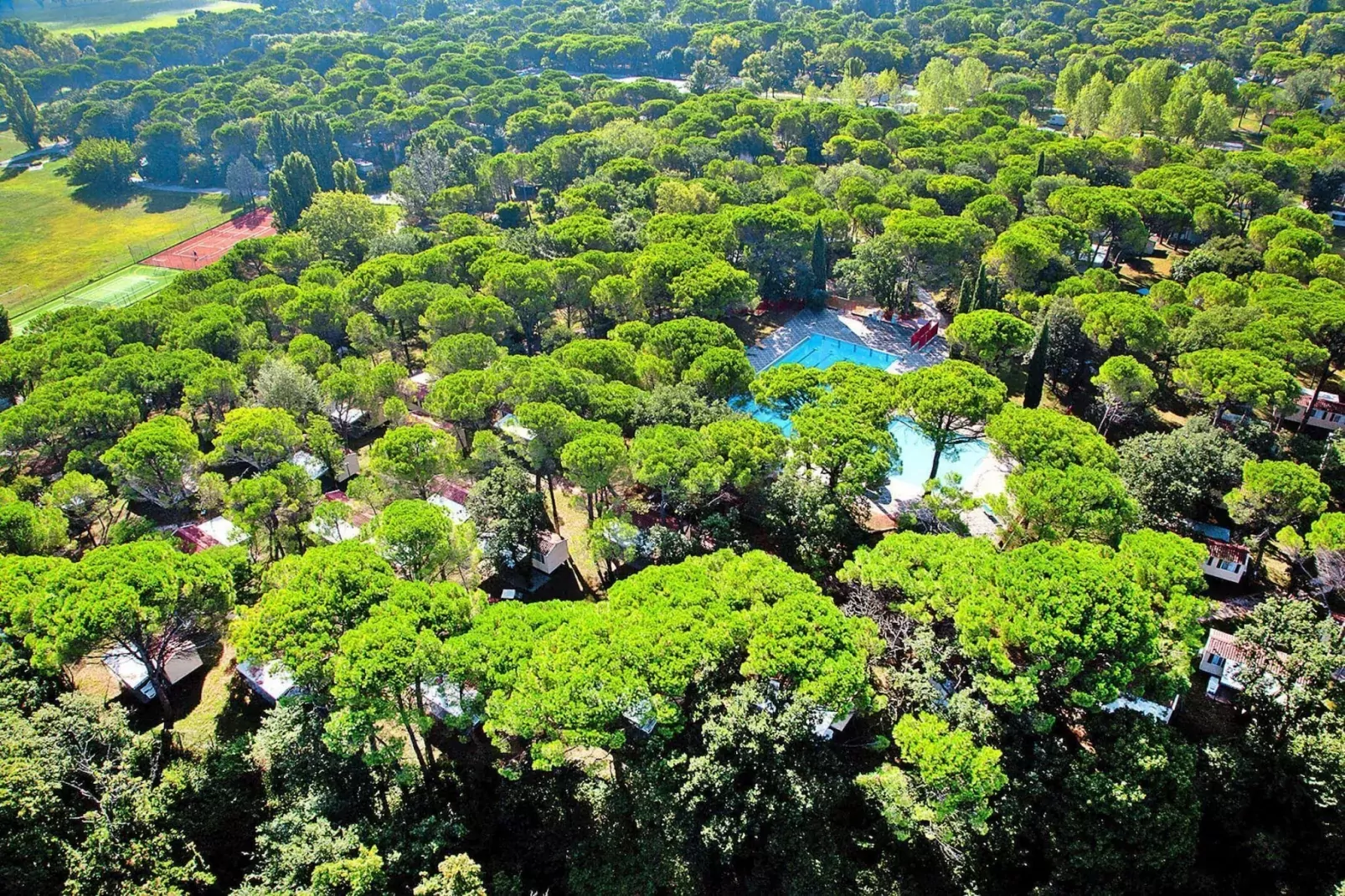 Mobile Homes Belvedere Grado-Green Holiday 5plus1pax-Aussicht