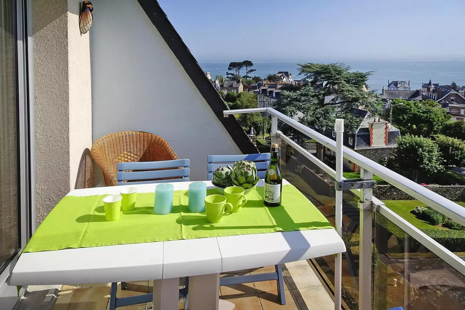 Holiday flat St Quay-Portrieux-Terrassenbalkon