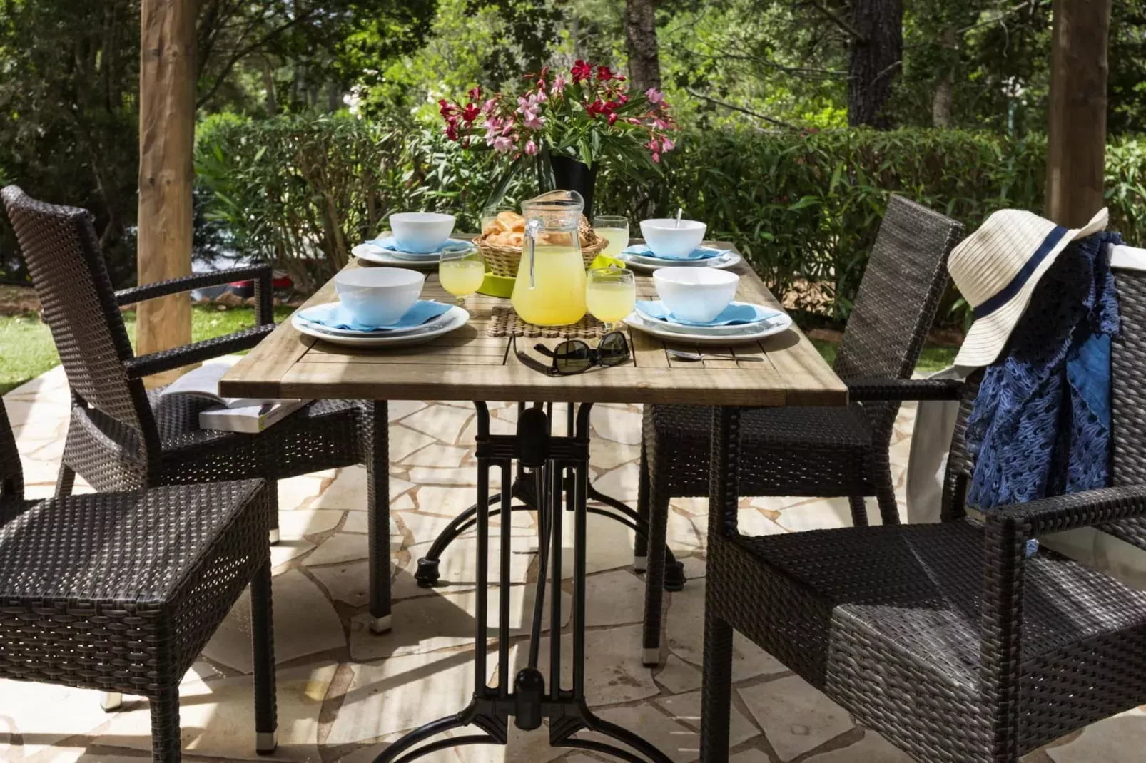 Residence Mare e Monte Solenzara // Villa F3 Charme-Terrassenbalkon