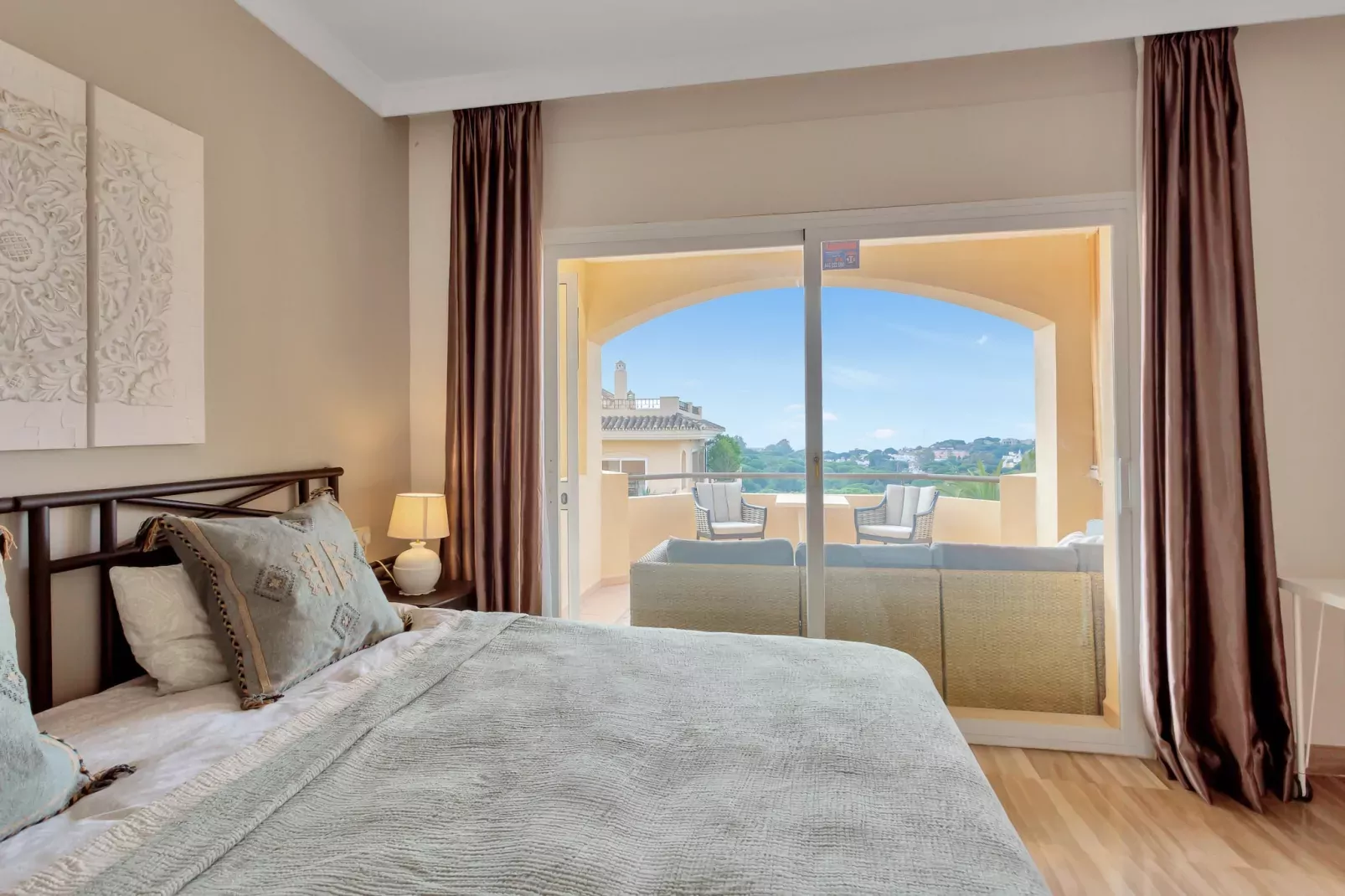 Amazing sea views Hacienda Elviria-Bedroom