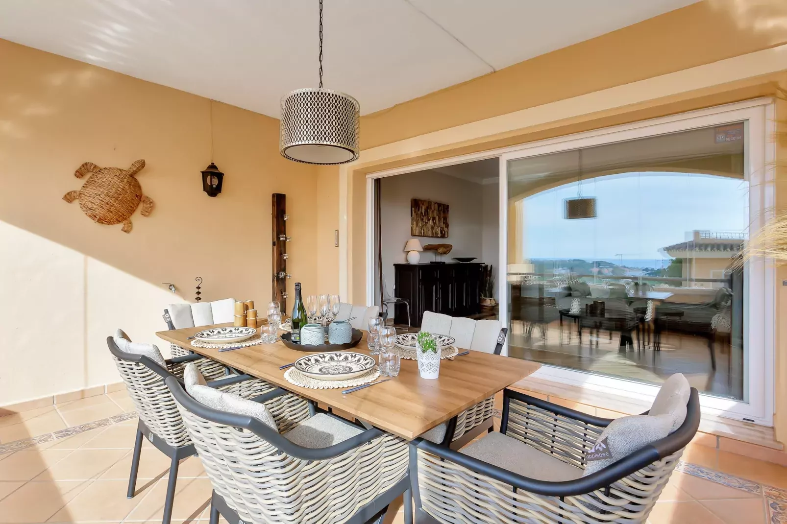 Amazing sea views Hacienda Elviria-Terrace