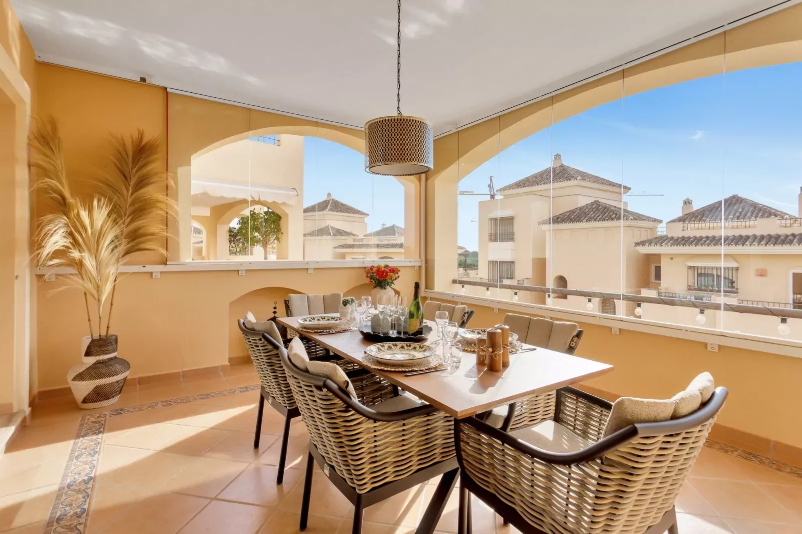 Amazing sea views Hacienda Elviria-Terrace