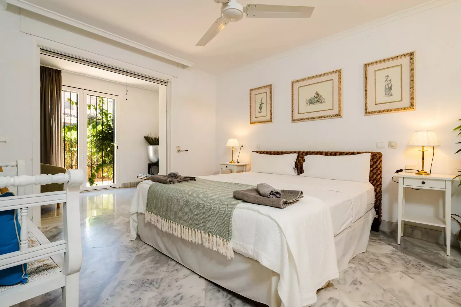 White Pearl beach Elviria H1-Bedroom